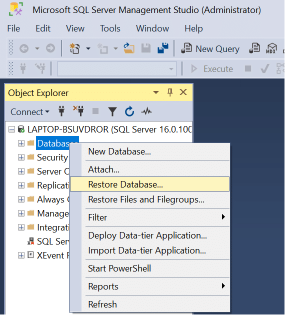 How to Configure a SQL Database