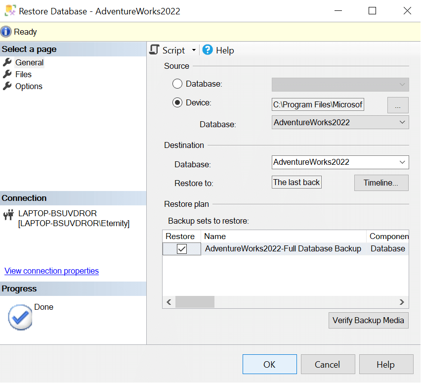 How to Configure a SQL Database