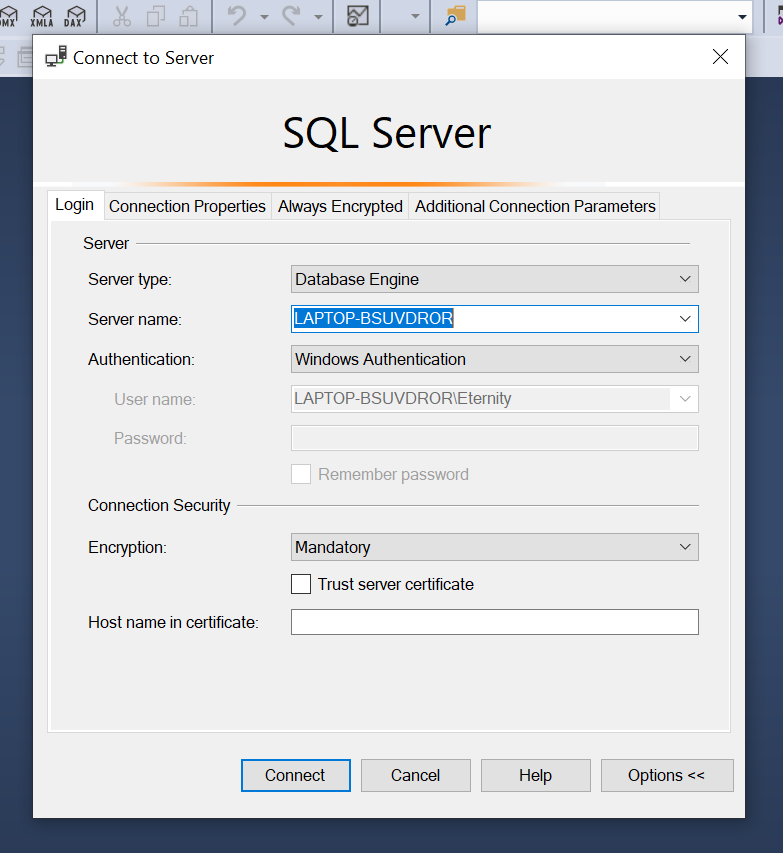 How to Configure a SQL Database