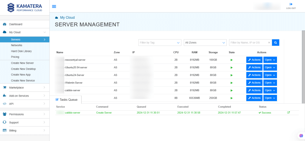 zabbix screenshot