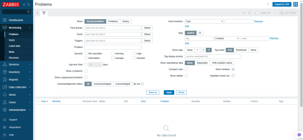 zabbix screenshot