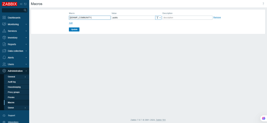 zabbix screenshot