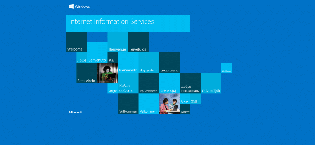 Internet Information Services screenshot