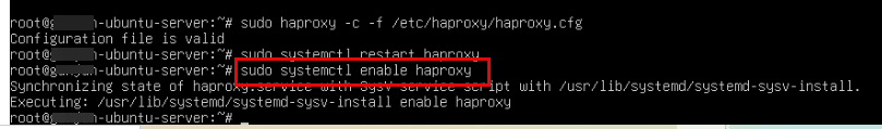 HAProxy Screenshot