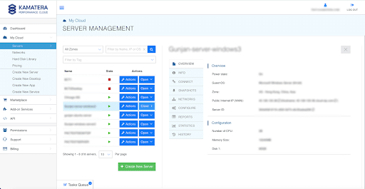 How to Configure a Windows Server on Kamatera